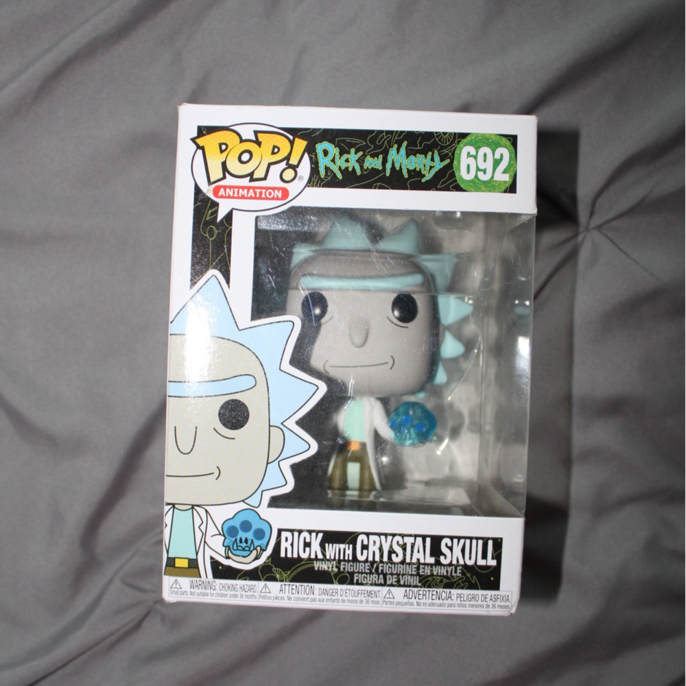 Rick & Morty Funko Pop! Rick w/Crystal Skull